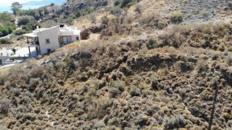 Platani Kreta, Platani: Prestigeträchtiges Panoramagrundstück in der Nähe von Souda zu verkaufen Grundstück kaufen